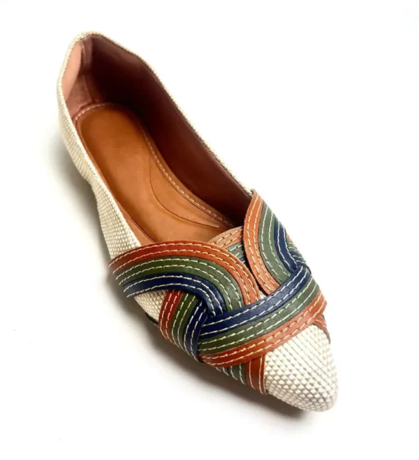 Sapatilha Off White Feminina com detalhes color - Image 6