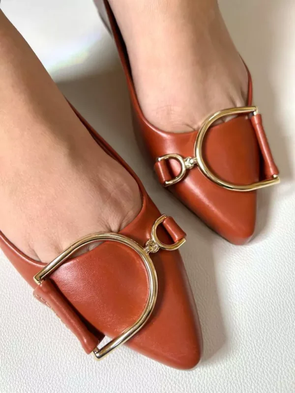 Sapatilha Terracota Feminina com Fivela D - Image 2