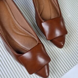 Sapatilha Caramelo feminina com Fivela Encapada