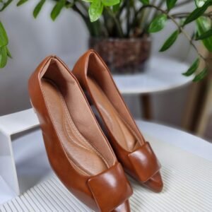 Sapatilha Caramelo feminina com Fivela Encapada