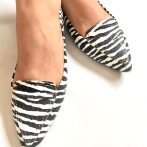 Sapatilha classica zebra feminina