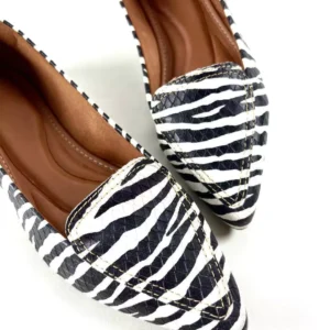 Sapatilha classica zebra feminina