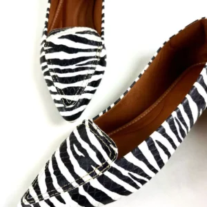 Sapatilha classica zebra feminina