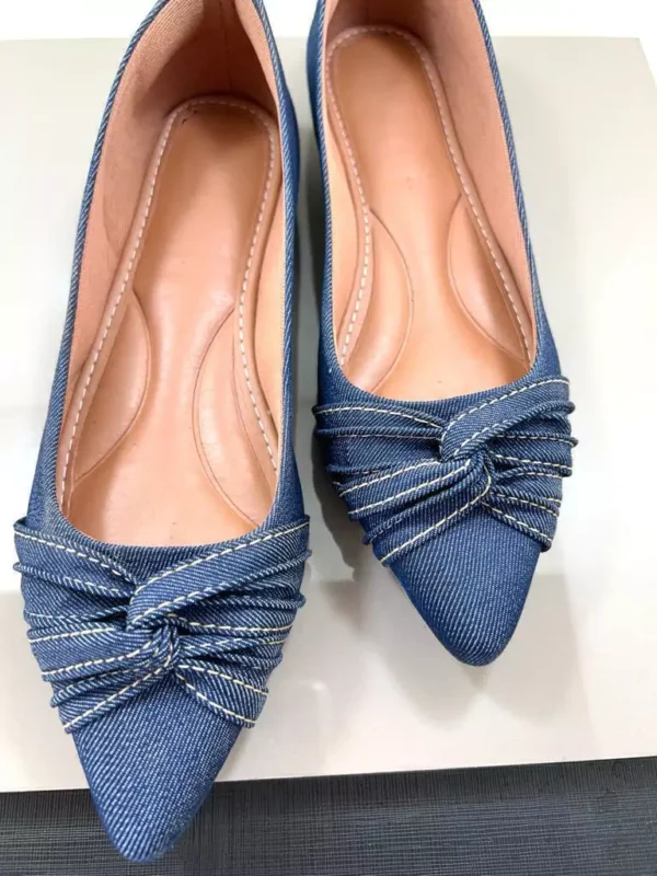 Sapatilha feminina Tecido Jeans - Image 4
