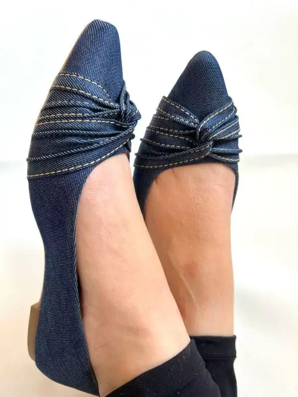 Sapatilha feminina Tecido Jeans - Image 2