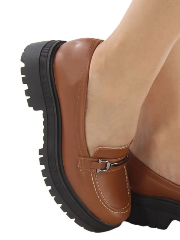 Mocassim Feminino Tratorado Caramelo - Image 2