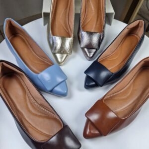 Sapatilha Marsala feminina com Fivela Encapada
