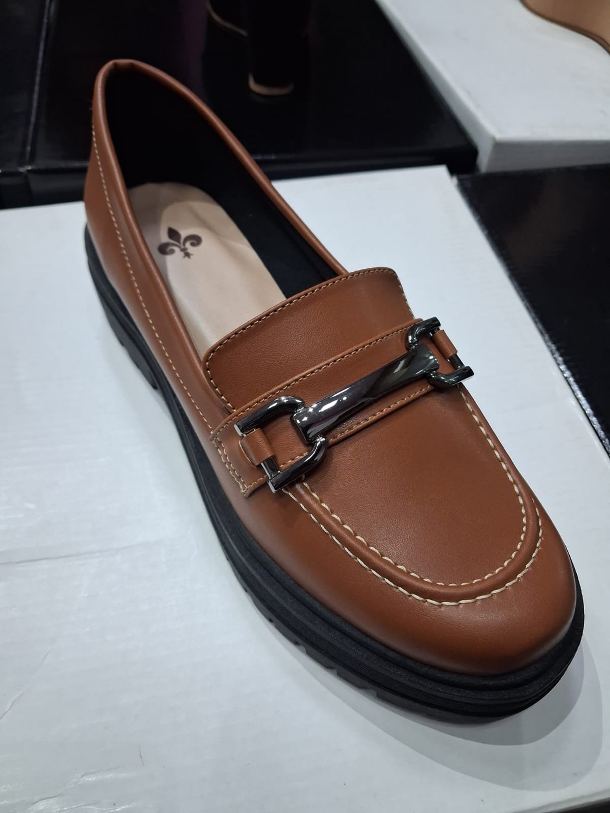 Mocassim Feminino Tratorado Caramelo
