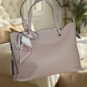 Bolsa feminina Eliane cor nude (34 cm)