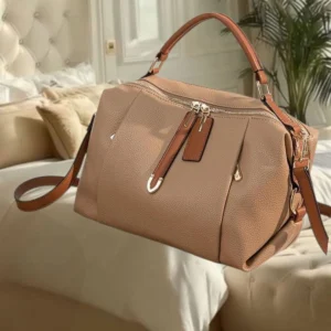 Bolsa feminina Beatriz caramelo (26 cm)
