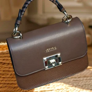 Bolsa feminina pequena marron-cafe Veryrio (21 cm)