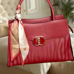 Bolsa feminina Luiza vermelha (31 cm)